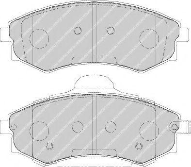 FDB1737 FERODO Brake Pad Set, disc brake