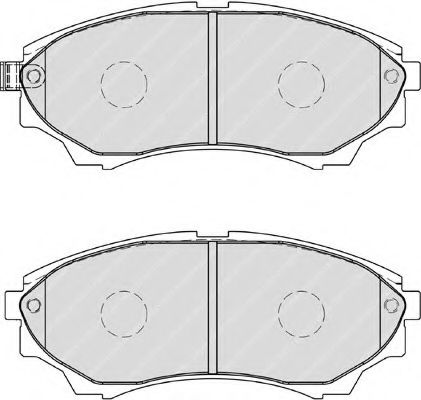 FDB1817 FERODO Brake Pad Set, disc brake