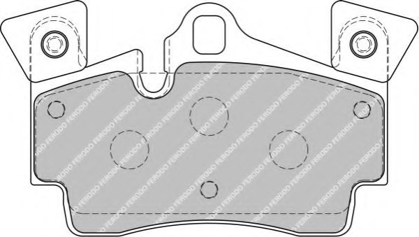 FDB1835 FERODO Brake Pad Set, disc brake