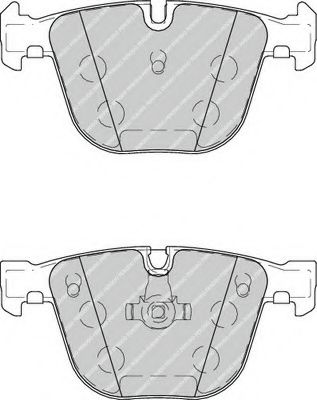FDB4259 FERODO Brake Pad Set, disc brake