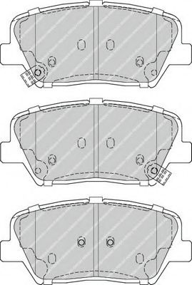 FDB4396 FERODO Brake System Brake Pad Set, disc brake
