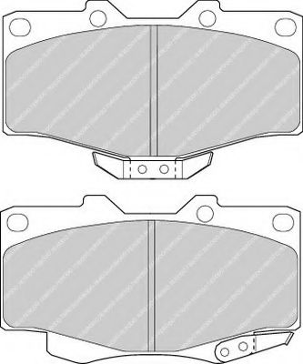 FDB797 FERODO Brake Pad Set, disc brake
