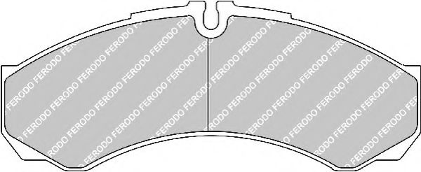 FVR1315 FERODO Brake Pad Set, disc brake