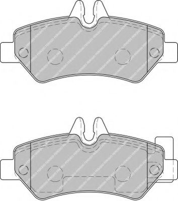FVR1780 FERODO Brake Pad Set, disc brake