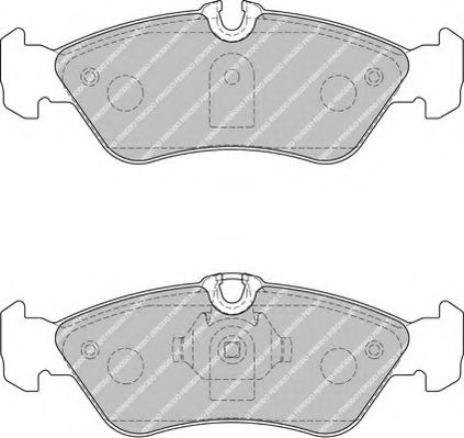 FVR1876 FERODO Brake System Brake Pad Set, disc brake
