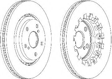 DDF2269C FERODO Brake System Brake Disc