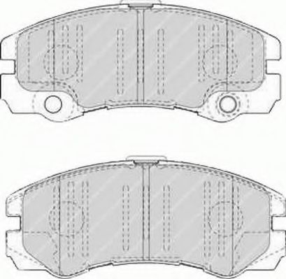 FSL1511 FERODO Brake Pad Set, disc brake