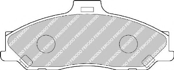 FSL1527 FERODO Brake Pad Set, disc brake