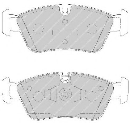 FSL1751 FERODO Brake Pad Set, disc brake