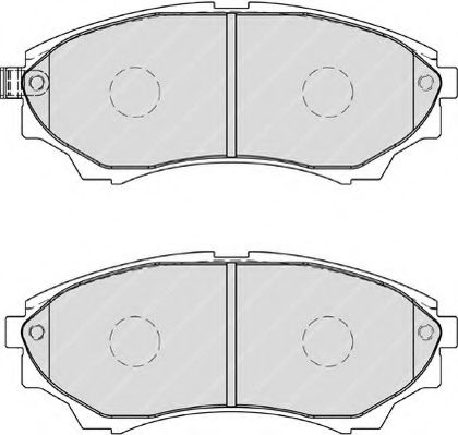 FSL1817 FERODO Brake Pad Set, disc brake