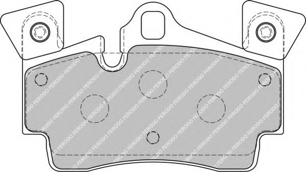 FSL1835 FERODO Brake Pad Set, disc brake