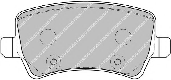 FSL1918 FERODO Brake Pad Set, disc brake