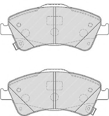 FSL4047 FERODO Brake Pad Set, disc brake