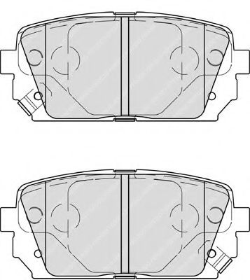 FSL4193 FERODO Brake Pad Set, disc brake