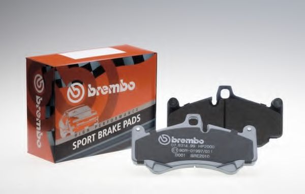 07.B314.37 BREMBO Bremsanlage Hochleistungs-Bremsbelagsatz