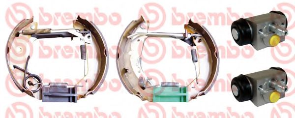 K 50 004 BREMBO Тормозная система Комплект тормозных колодок, дисковый тормоз