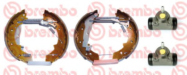K 68 054 BREMBO Тормозная система Комплект тормозных колодок