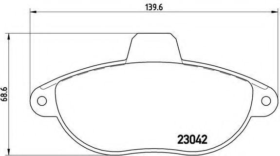 BREMBO P23072