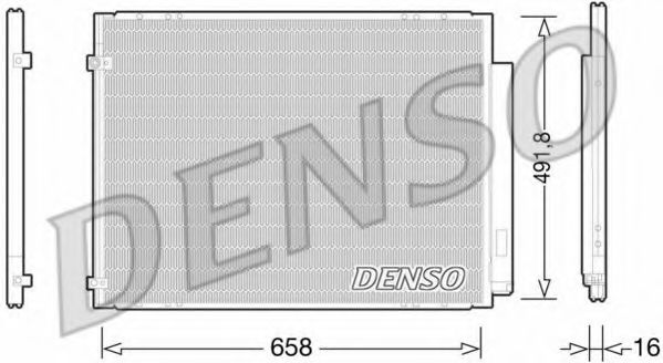DCN51010 DENSO Condenser, air conditioning