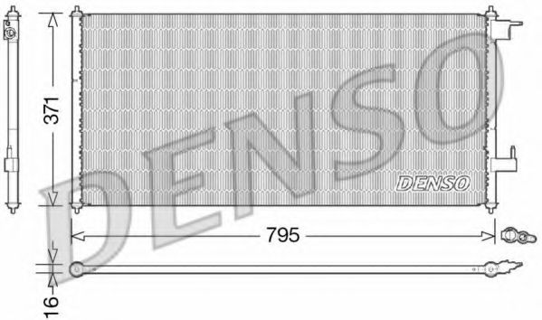 DCN10030 DENSO Air Conditioning Condenser, air conditioning