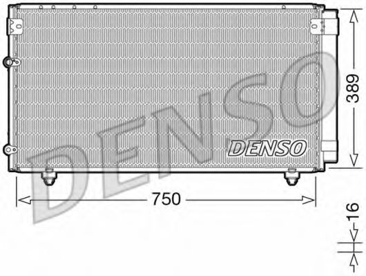 DCN50042 DENSO Condenser, air conditioning