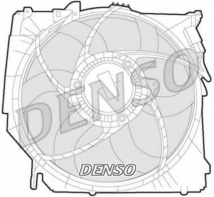 DER05005 DENSO Cooling System Fan, radiator