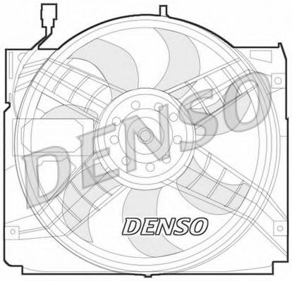 DER05004 DENSO Cooling System Fan, radiator