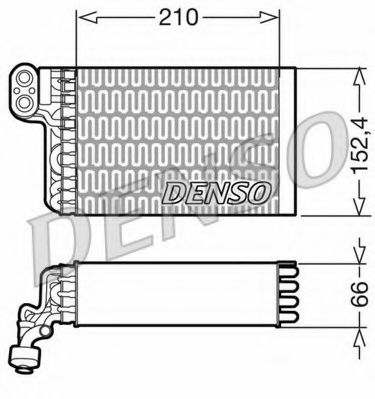 DEV09015 DENSO Air Conditioning Evaporator, air conditioning