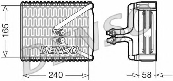 DEV09080 DENSO Air Conditioning Evaporator, air conditioning