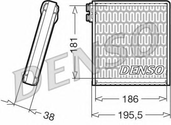 DEV09103 DENSO Air Conditioning Evaporator, air conditioning