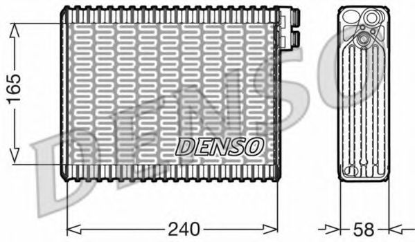 DEV21004 DENSO Evaporator, air conditioning