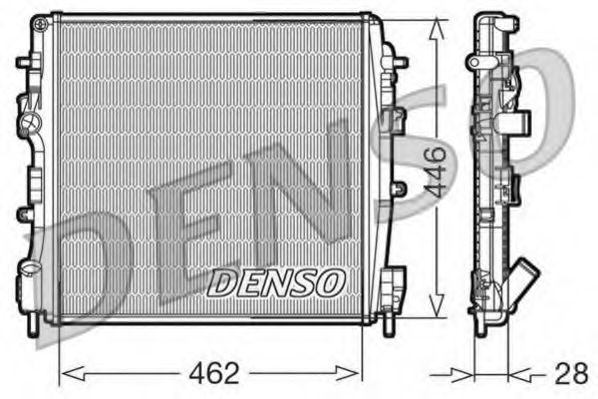 DRM23018 DENSO Radiator, engine cooling