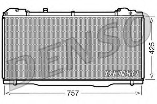 DRM23023 DENSO Cooling System Radiator, engine cooling