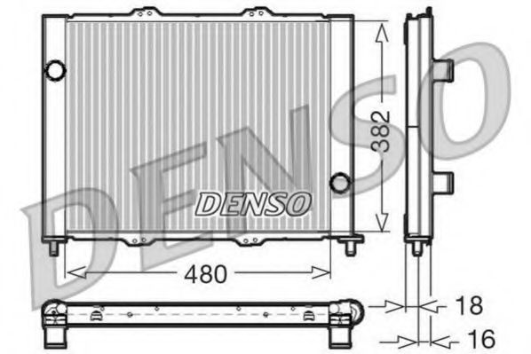 DRM23099 DENSO Air Conditioning Condenser, air conditioning