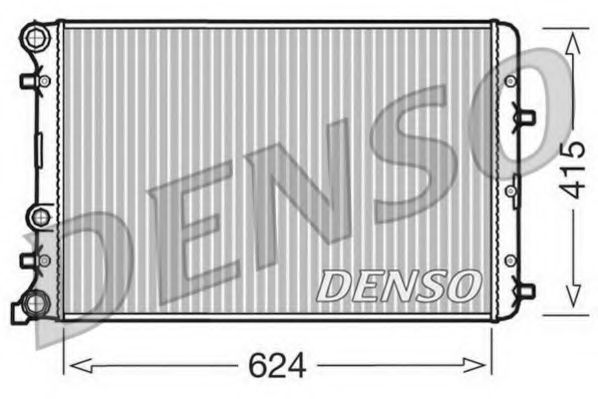 DRM27003 DENSO Cooling System Radiator, engine cooling