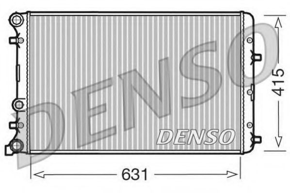 DRM27004 DENSO Cooling System Radiator, engine cooling