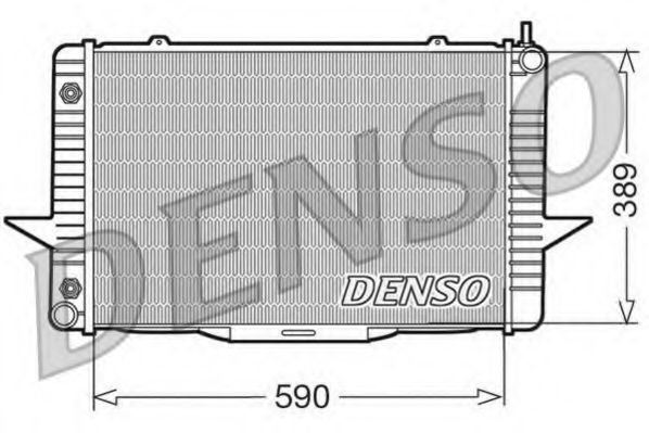 DRM33067 DENSO Охлаждение Радиатор, охлаждение двигателя