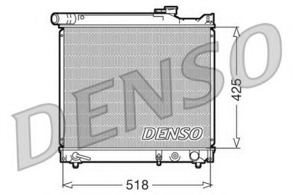 DRM47012 DENSO Cooling System Radiator, engine cooling