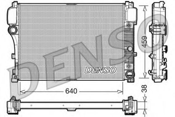 DRM17008 DENSO Radiator, engine cooling