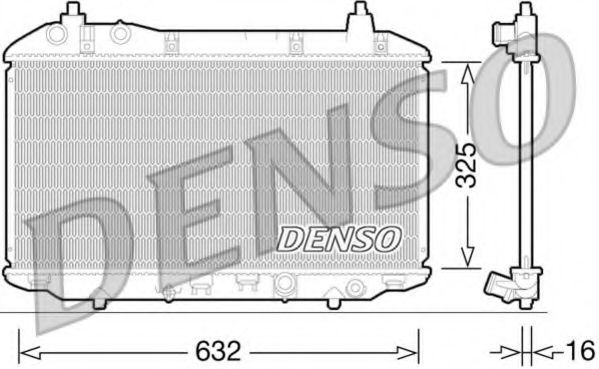 DRM40031 DENSO Cooling System Radiator, engine cooling