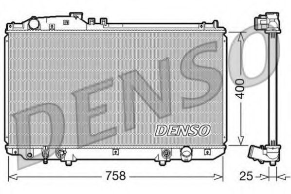 DRM51006 DENSO Cooling System Radiator, engine cooling