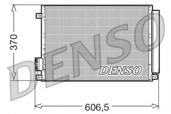 DCN09045 DENSO Condenser, air conditioning