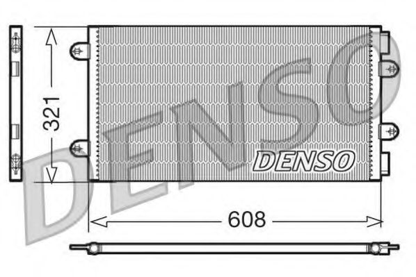 DCN09104 DENSO Condenser, air conditioning