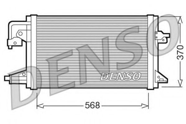 DCN10001 DENSO Condenser, air conditioning