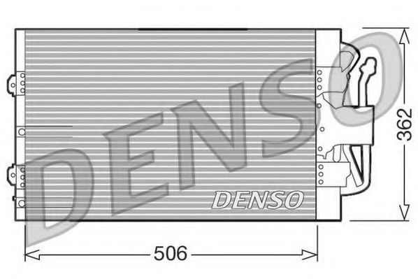 DCN10004 DENSO Air Conditioning Condenser, air conditioning