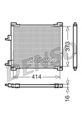 DCN10015 DENSO Condenser, air conditioning