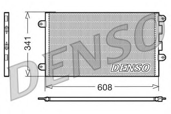 DCN01012 DENSO Condenser, air conditioning
