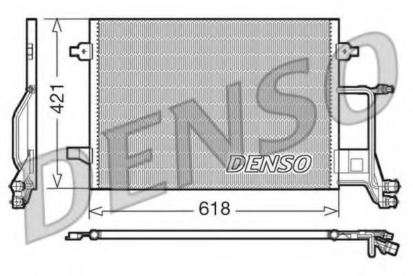 DCN02013 DENSO Condenser, air conditioning