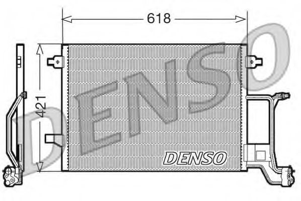DCN02015 DENSO Air Conditioning Condenser, air conditioning
