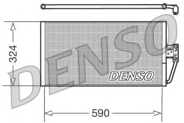 DCN05006 DENSO Condenser, air conditioning